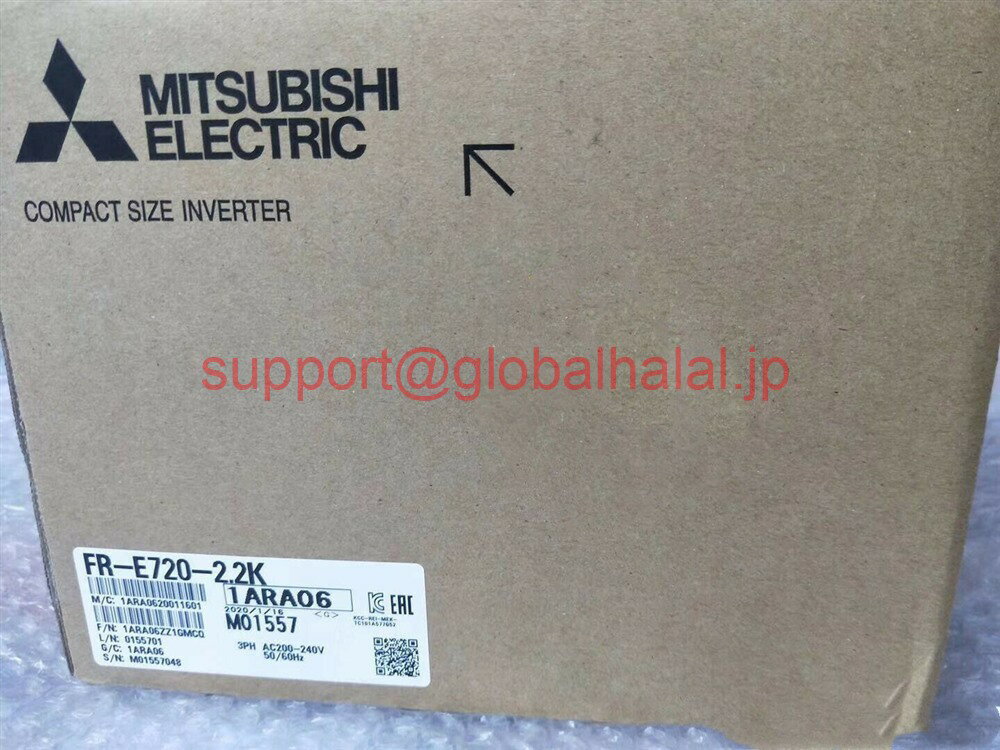乐天商城 - 新品【東京発★適格請求書★税込】MITSUBISHI/三菱電機 インバーターFR-E720-2.2kw【6ヶ月保証】