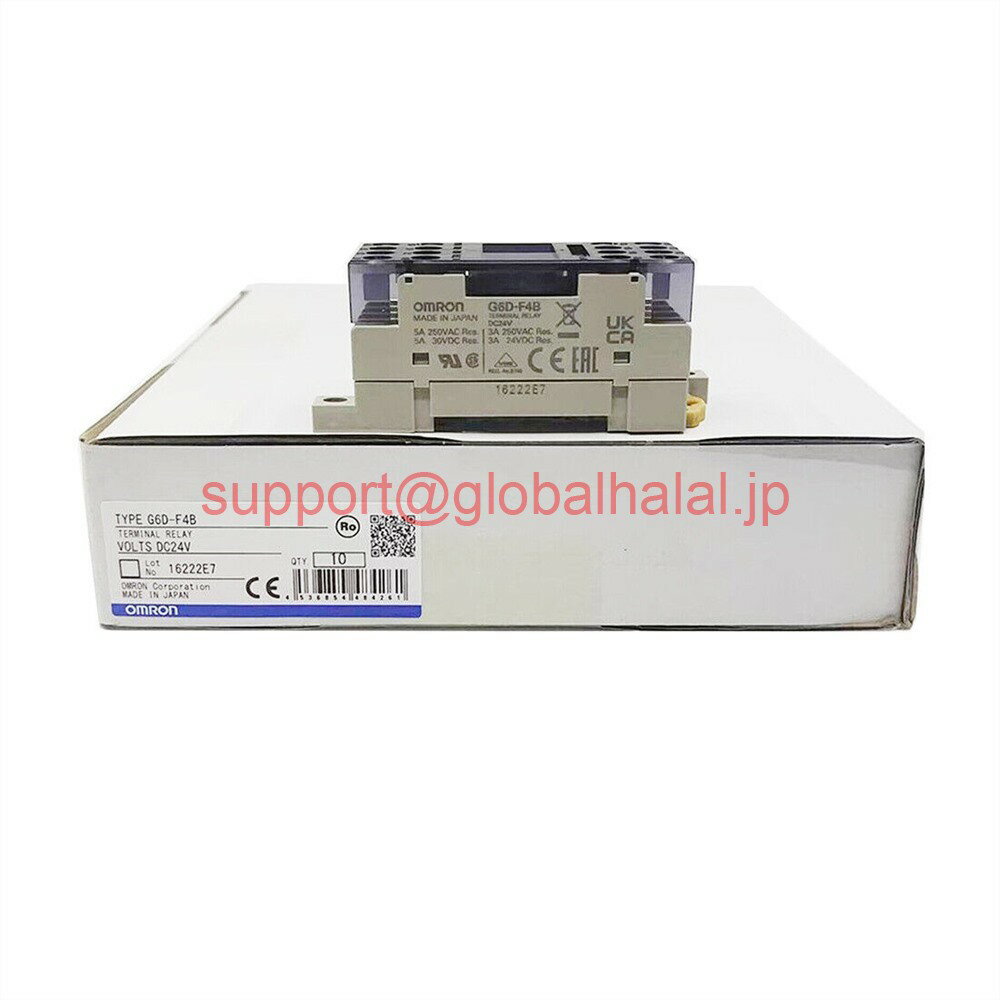 新品【東京発★適格請求書★税込】5個入りセット オムロン OMRON製ターミナル リレー G6D-F4B DC24V/24VDC【6ヶ月保証】