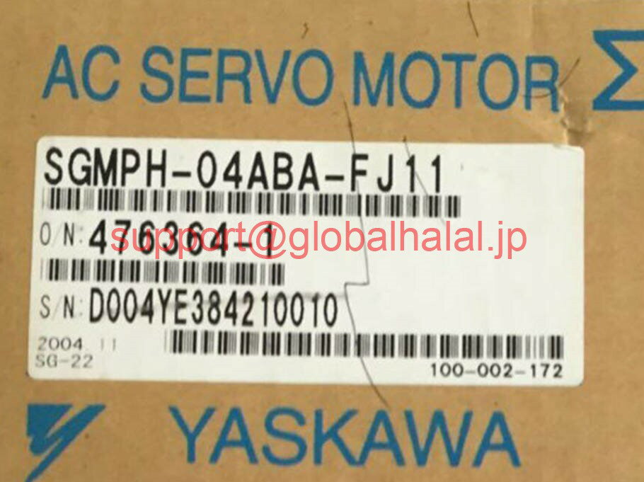 Rakuten - 新品【東京発★適格請求書★税込】 YASKAWA サーボモーター SGMPH-04ABA-FJ11 【6ヶ月保証】