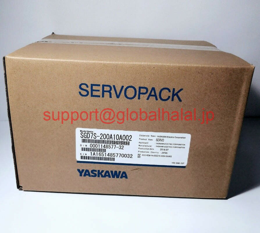 新品【東京発★適格請求書★税込】 YASKAWA サーボドライバー SGD7S-200A10A002 【6ヶ月保証】