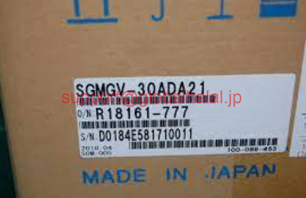 SHARP - 新品【東京発★適格請求書★税込】 YASKAWA サーボモータ SGMGV-30ADA21 【6ヶ月保証】