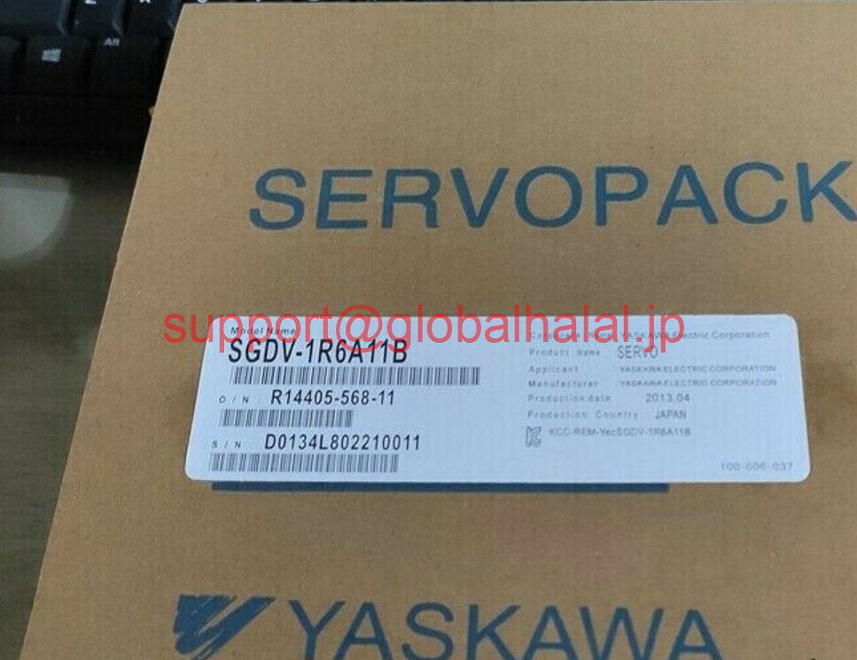 新品【東京発★適格請求書★税込】 YASKAWA サーボドライバー SGDV-1R6A11B 【6ヶ月保証】