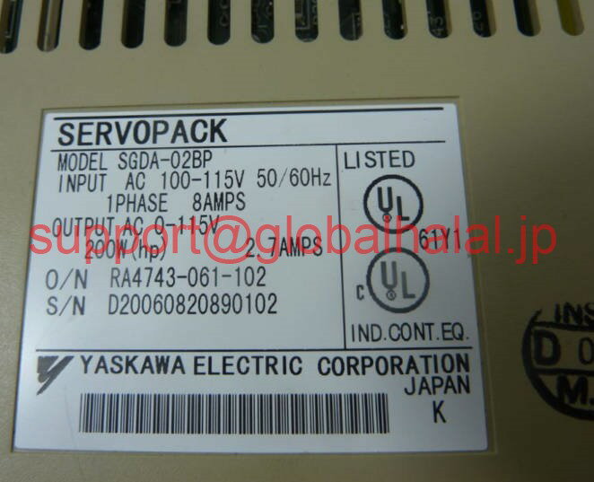 ViyKiōz YASKAWA T[{hCo[ SGDL-02BP y6ۏ؁z