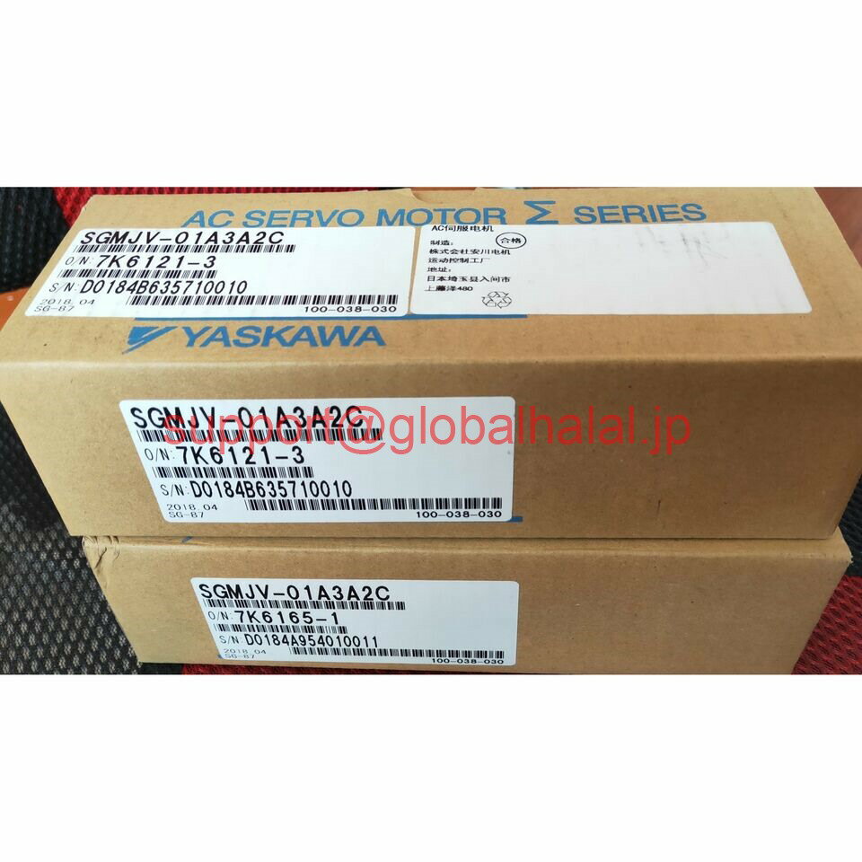 新品【東京発★適格請求書★税込】 YASKAWA サーボモーター SGMJV-01A3A2C 【6ヶ月保証】