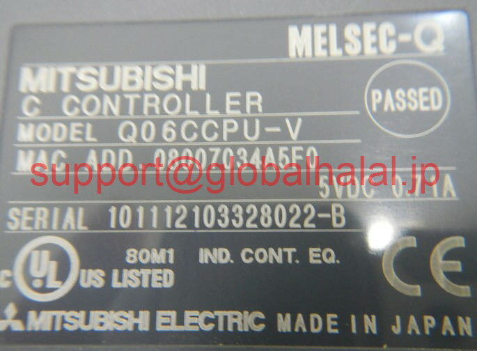新品【東京発★適格請求書★税込】 三菱 シーケンサ Q06CCPU-V 【6ヶ月保証】