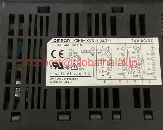 新品【東京発★適格請求書★税込】 OMRON 電流パネルメータ K3HB-XVD-L2AT11 【6ヶ月保証】