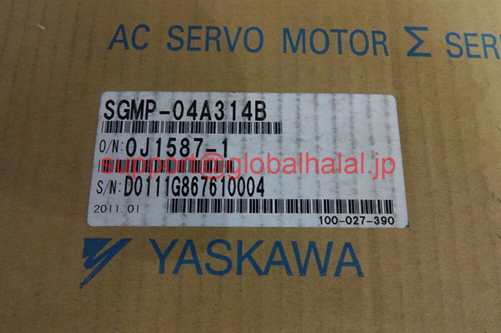 東京発 適格請求書 税込 YASKAWA サーボモーター SGMP-04A314B 6ヶ月保証 global-halal-10006178 Global Halal Japan パッケージ画像