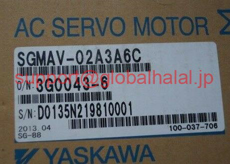 Hewlett Packard - 新品【東京発★適格請求書★税込】 YASKAWA サーボモーター SGMAV-02A3A6C 【6ヶ月保証】