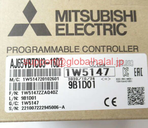 新品【東京発★適格請求書★税込】 三菱 CC-Link 入出力ユニット AJ65VBTCU3-16D1 【6ヶ月保証】