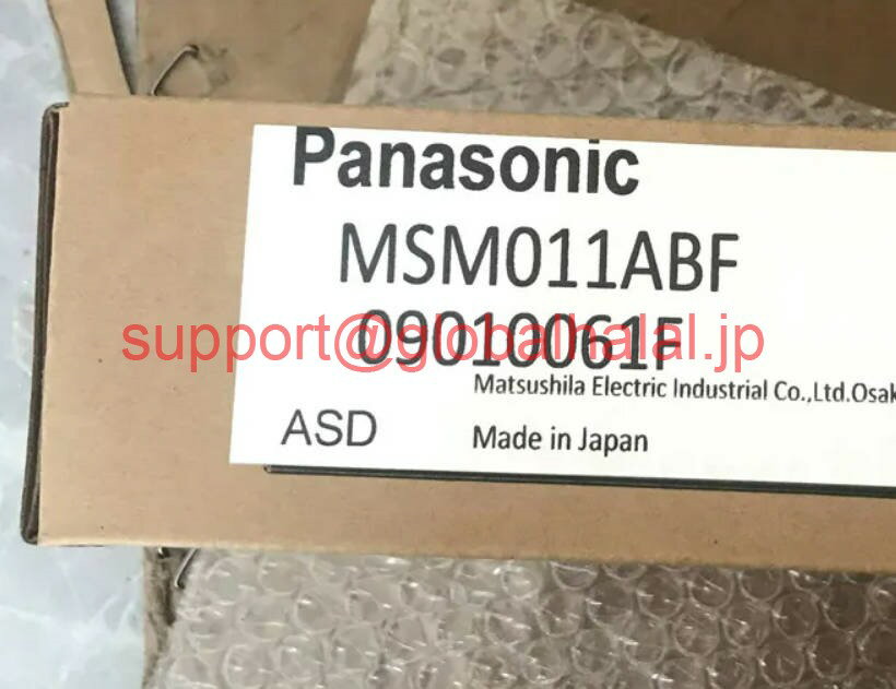新品【東京発★適格請求書★税込】 Panasonic サーボモーター MSM011ABF 【6ヶ月保証】