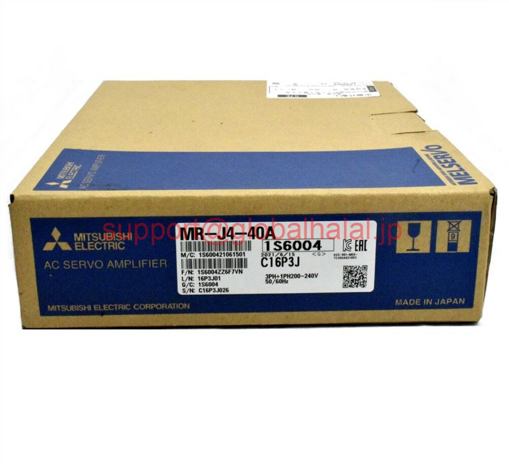 新品【東京発★適格請求書★税込】MITSUBISHI/三菱 　MR-J4-40A　サーボアンプ【6ヶ月保証】