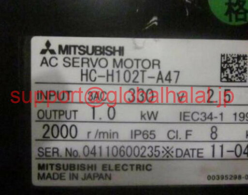 新品【東京発★適格請求書★税込】三菱 Mitsubishi servo motor HC-H102T-A47【6ヶ月保証】 新品【東京発★適格請求書★税込】三菱 Mitsubishi servo motor HC-H102T-A47【6ヶ月保証】