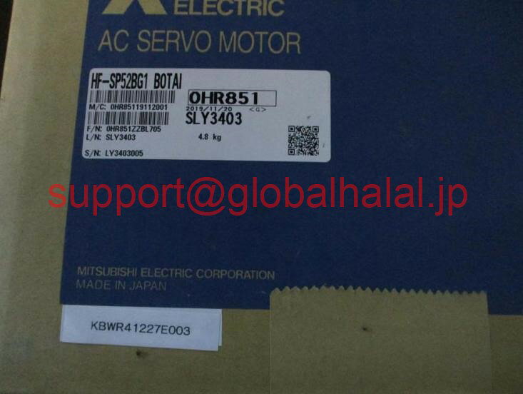���ʡ����ȯ��Ŭ���������ǹ���HF-SP52BG1(1/59) Mitsubishi Servo Motor HF SP52BG1(1:59) ��ɩ��6�����ݾڡ�