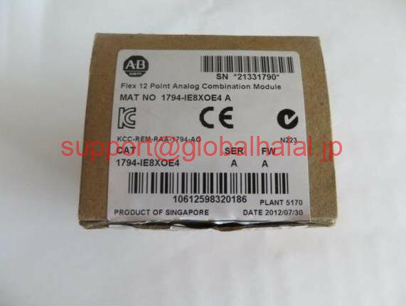 Hewlett Packard - 新品【東京発★適格請求書★税込】Allen Bradley 1794-IE8XOE4 AB PLC Module【6ヶ月保証】