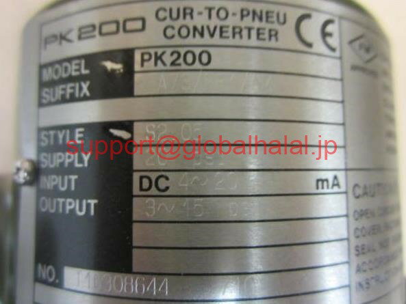 ViyKiōzYOKOGAWA PK200 A73/FF1/AM CURRENT TO PNEUMATIC CONVERTERy6ۏ؁z