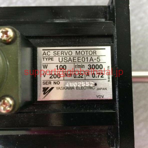 Rakuten - 新品【東京発★適格請求書★税込】YASKAWA AC SERVO MOTOR TYPE: USAEE01A-5【6ヶ月保証】