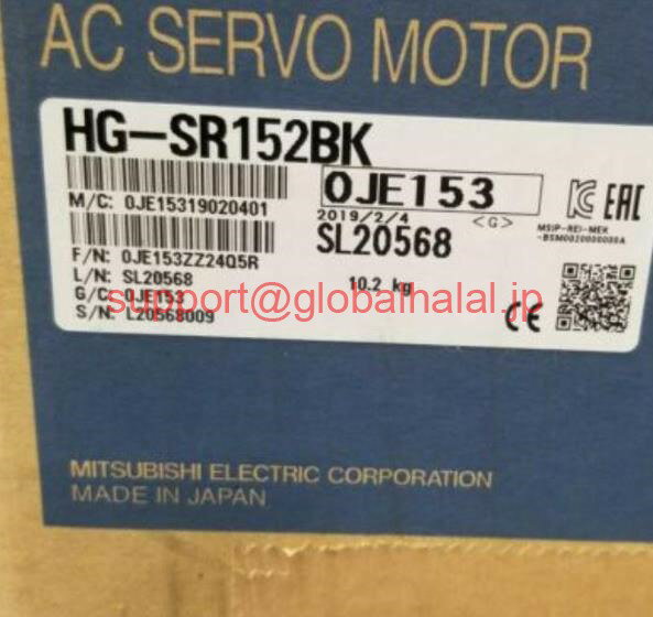 ViyKiōzHG-SR152BK Mitsubishi Servo Motor HG SR152BK OHy6ۏ؁z