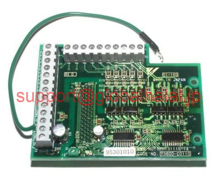 ViyKiōzYaskawa DI-16G 16 CHANNEL INPUT OPTION CARD FOR G3 73600-C0110 [PZ0]y6ۏ؁z