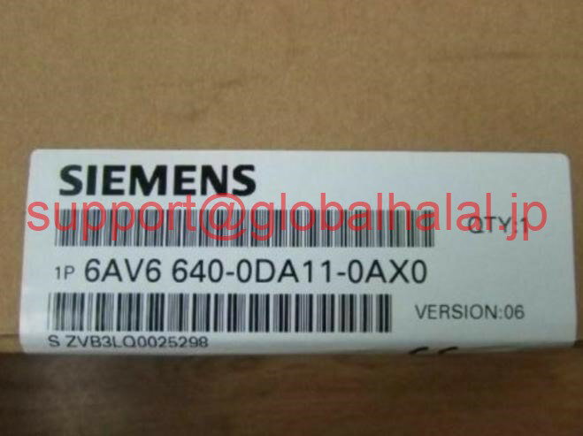 Rakuten - 新品【東京発★適格請求書★税込】SIEMENS 6AV6640-0DA11-0AX0 6AV6 640-0DA11-0AX0 シーメンス【6ヶ月保証】