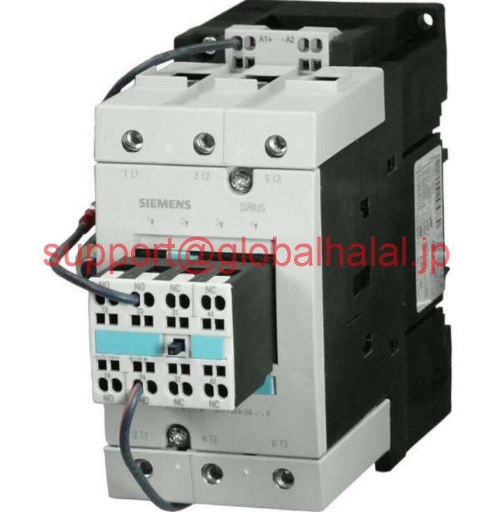 ViyKiōzV[X Siemens 3RT1045-3KB44-0LA0 Contactor AC-3 37kW 400V DC 24V 3-POLE SIZE S3y6ۏ؁z