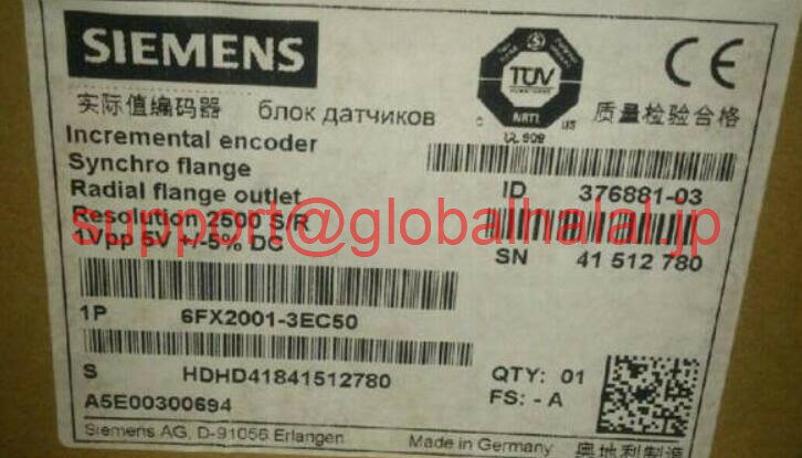 新品シーメンス Siemens encoder 6FX2001-3EC50