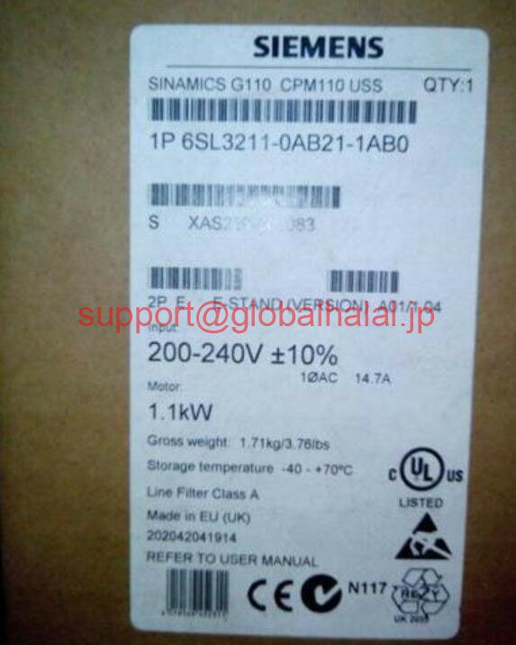 樂天商城 - 新品【東京発★適格請求書★税込】シーメンス Siemens Universal Converter 6SL3211-0AB21-1AB0【6ヶ月保証】