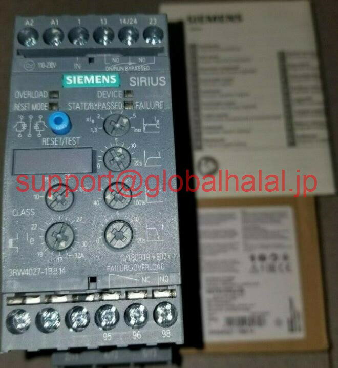 ViyKiōzSiemens 3RW4027-1BB14 Soft starter 3RW4 027-1BB14 V[Xy6ۏ؁z