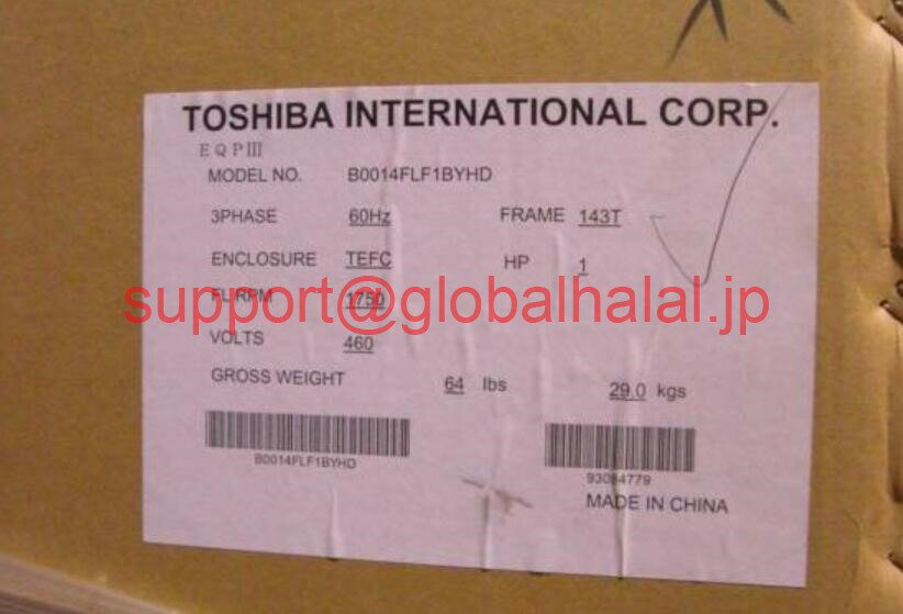 乐天商城 - 新品【東京発★適格請求書★税込】Toshiba B0014FLF1BYHD 1HP 1800 RPM 460 V 143T TEFC Motor【6ヶ月保証】