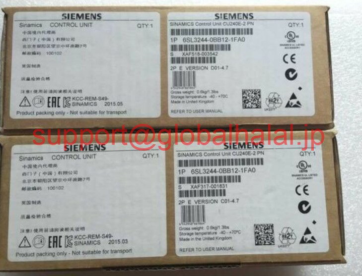 新品【東京発★適格請求書★税込】シーメンス SIEMENS 6SL3244-0BB12-1FA0 6SL32440BB121FA0 #ZL02【6ヶ月保証】