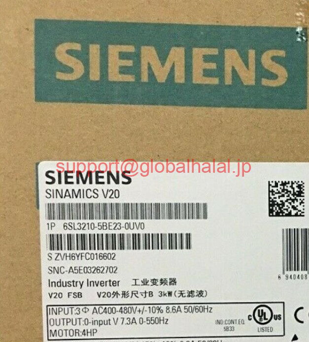 乐天商城 - 新品【東京発★適格請求書★税込】SIEMENS 6SL3210-5BE23-0UV0 6SL3 210-5BE23-0UV0 シーメンス【6ヶ月保証】
