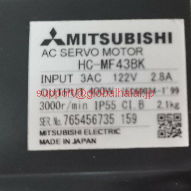 ViyKiōzHC-MF43BK Mitsubishi Servo Motor HC MF43BK OH -y6ۏ؁z