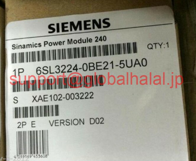 新品【東京発★適格請求書★税込】シーメンス SIEMENS 6SL3224-0BE21-5UA0【6ヶ月保証】