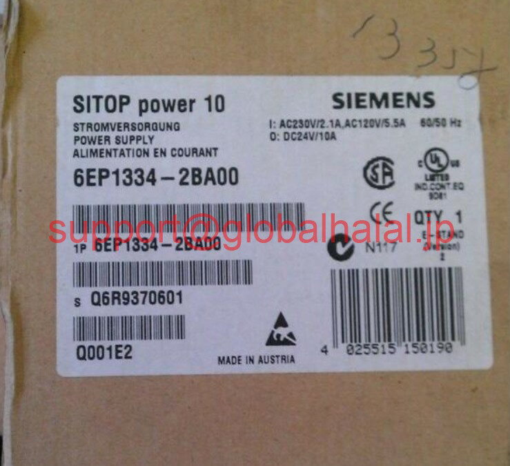 ViyKiōzSIEMENS 6EP1334-2BA00 Power Supply 6EP1 334-2BA00 V[Xy6ۏ؁z