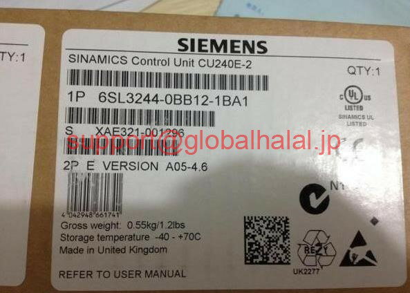 ʡȯŬǹSiemens 6SL3244-0BB12-1BA1 Sinamics Control Unit CU240E-2 6SL3 244-0BB12-1BA16ݾڡ