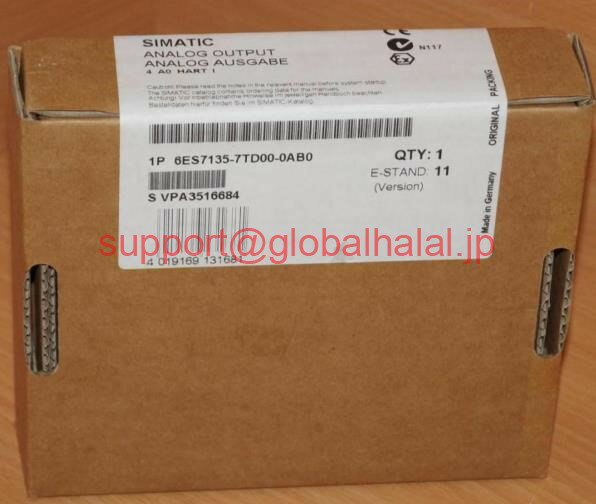 新品【東京発★適格請求書★税込】Siemens ET200 6ES7134-7TD00-0AB0 6ES7 134-7TD00-0AB0【6ヶ月保証】