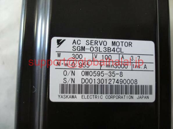 新品【東京発★適格請求書★税込】YASKAWA SGM-03L3B4CL (Used, good working condition) SGM-O3L3B4CL【6ヶ月保証】