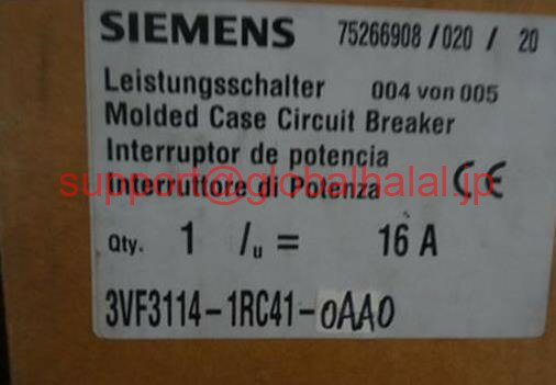 新品【東京発★適格請求書★税込】シーメンス Siemens 3VF3114-1RC41-0AA0【6ヶ月保証】 新品【東京発★適格請求書★税込】シーメンス Siemens 3VF3114-1RC41-0AA0【6ヶ月保証】