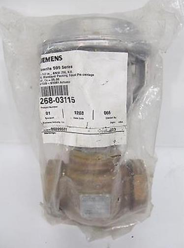 新品【東京発★適格請求書★税込】シーメンス Siemens, 268-03115, 1 1/2" Flowrite 599 Series Valve & ..