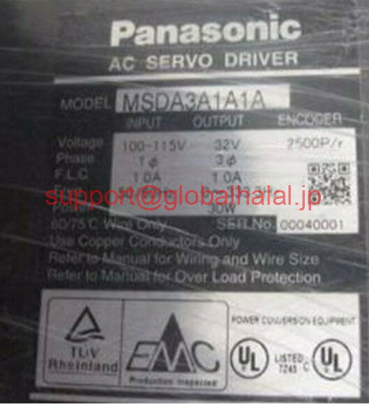 Hewlett Packard - 新品【東京発★適格請求書★税込】パナソニック MSDA3A1A1A Servo Driver Panasonic【6ヶ月保証】