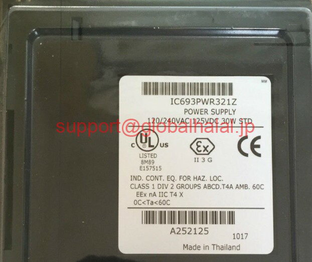 新品【東京発★適格請求書★税込】GE Fanuc IC693PWR321Z Power Supply ( IC693PWR321-Z )【6ヶ月保証】