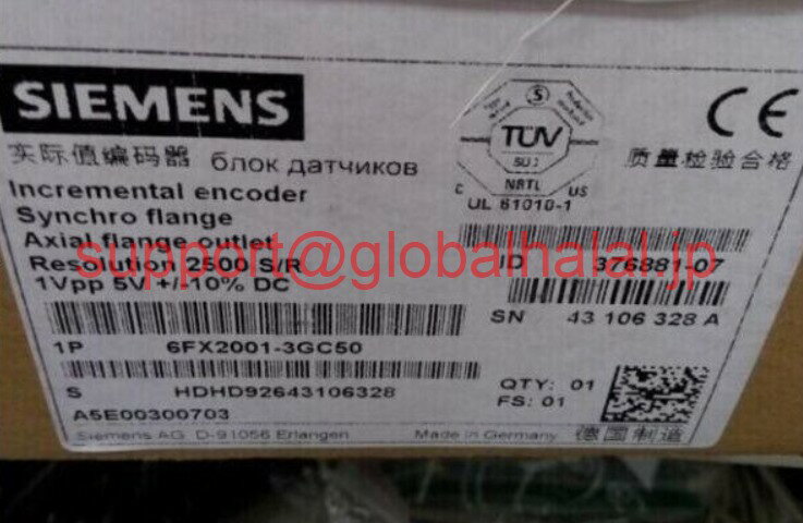 新品【東京発★適格請求書★税込】シーメンス Siemens encoder 6FX2001-3GC50【6ヶ月保証】