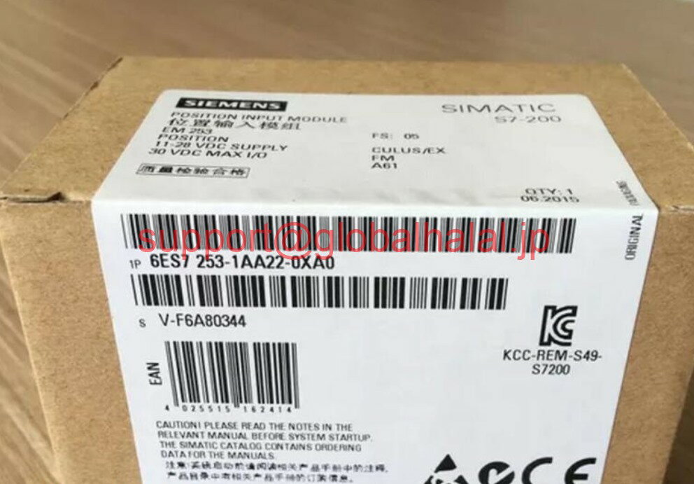 Lenovo - 新品【東京発★適格請求書★税込】シーメンス SIEMENS 6ES7253-1AA22-0XA0 POSITION INPUT MODULE【6ヶ月保証】