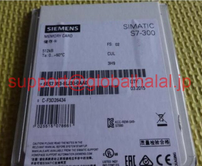 SONY - 新品【東京発★適格請求書★税込】6ES7953-8LJ30-0AA0 Siemens 6ES7 953-8LJ30-0AA0 6ES79538LJ300AA0【6ヶ月保証】