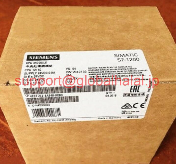 新品【東京発★適格請求書★税込】Siemens 6ES7 211-1AE40-0XB0 シーメンス【6ヶ月保証】