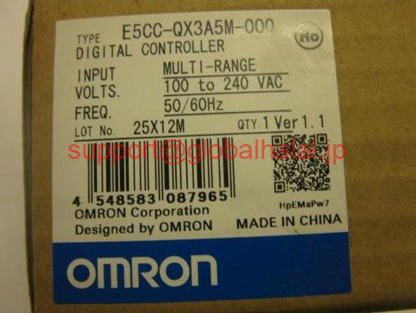 新品【東京発★適格請求書★税込】Omron E5CC-QX3A5M-000 Digital Temperature Controller multi range 100-240 VAC オムロン【6ヶ月保証】