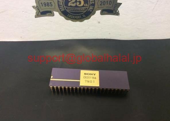 新品【東京発★適格請求書★税込】(2個) SONY IC # CX20116A 8 Bit 100 MHz Ultra High Speed Flash A/D Converter Gold Chip ソニー【6ヶ月保証】