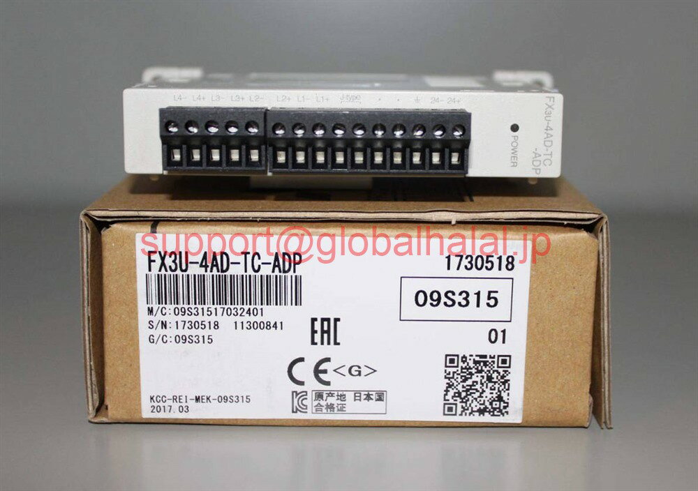 Rakuten - 新品【東京発★適格請求書★税込】MITSUBISHI/三菱 FX3U-4AD-PT-ADP サーボモーター【6ヶ月保証】