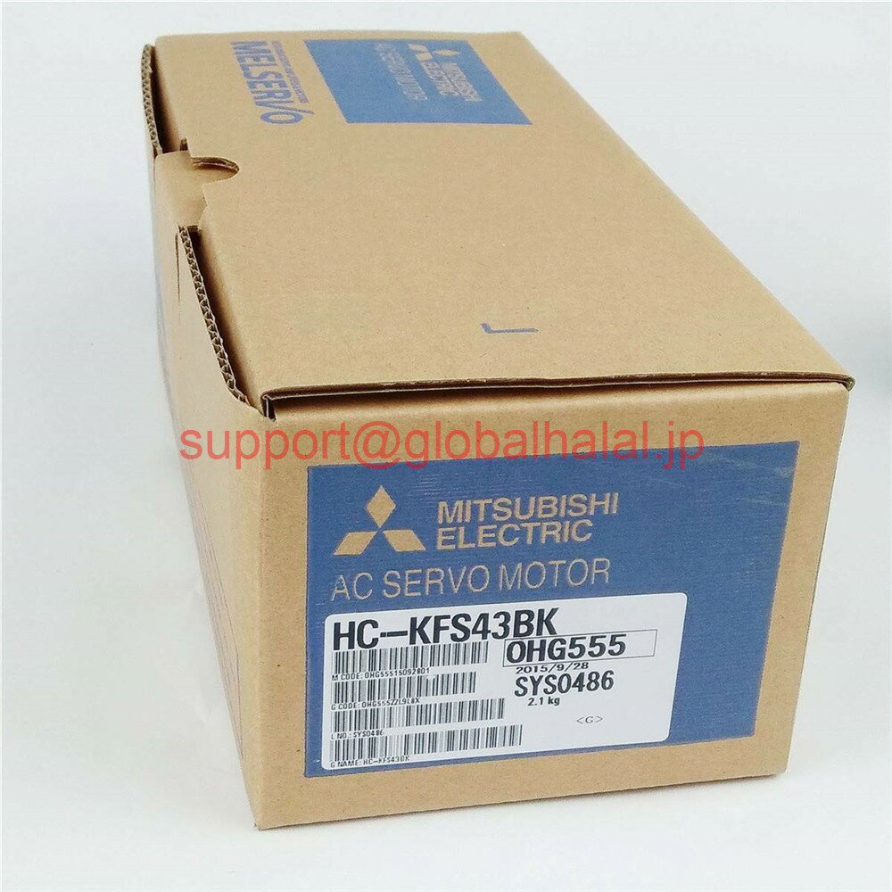 Rakuten - 新品【東京発★適格請求書★税込】MITSUBISHI/三菱 HC-KFS43BK サーボモーター【6ヶ月保証】