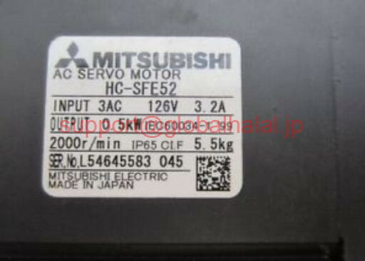 新品【東京発★適格請求書★税込】MITSUBISHI/三菱 HC-SFE52 サーボモーター【6ヶ月保証】 新品【東京発★適格請求書★税込】MITSUBISHI/三菱 HC-SFE52 サーボモーター【6ヶ月保証】