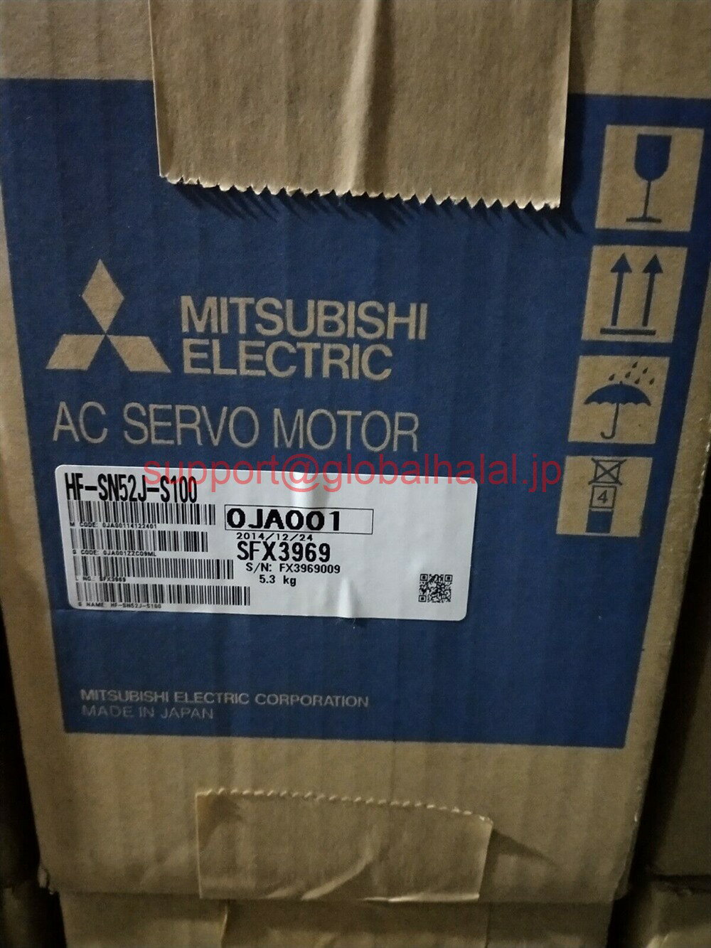 新品【東京発★適格請求書★税込】MITSUBISHI/三菱 HF-SN52J-S100 サーボモーター【6ヶ月保証】